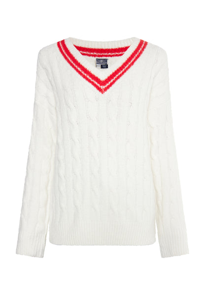 Dreimaster maritim damski sweter z dzianiny