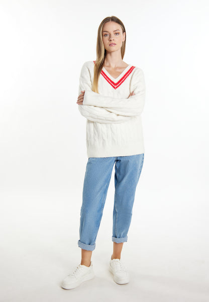 Dreimaster maritim damski sweter z dzianiny