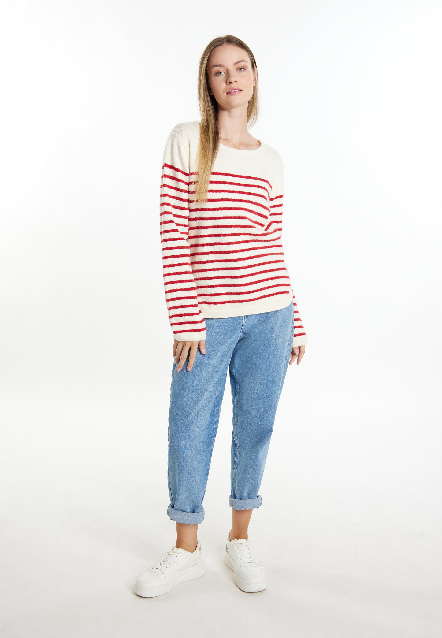 Dreimaster maritim damski sweter z dzianiny