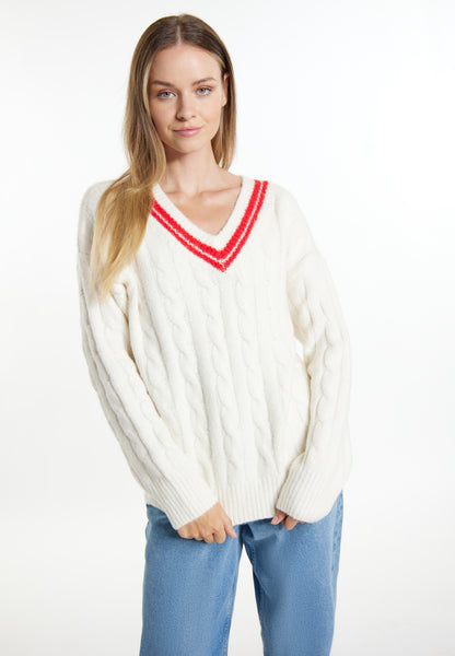 Dreimaster maritim damski sweter z dzianiny