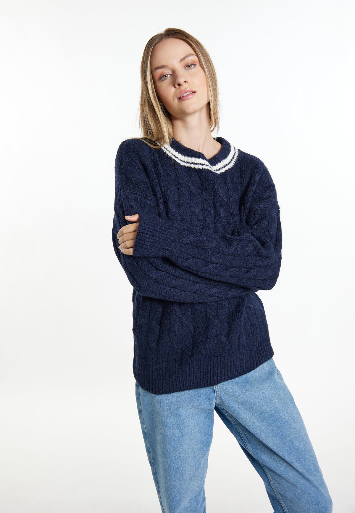 DreiMaster Maritim Damen-Strickpullover