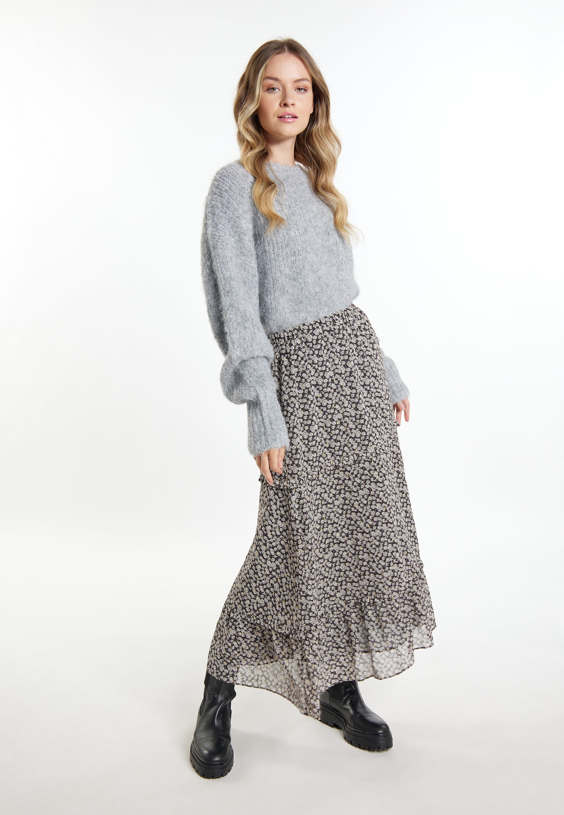 DreiMaster Vintage Damen Maxirock