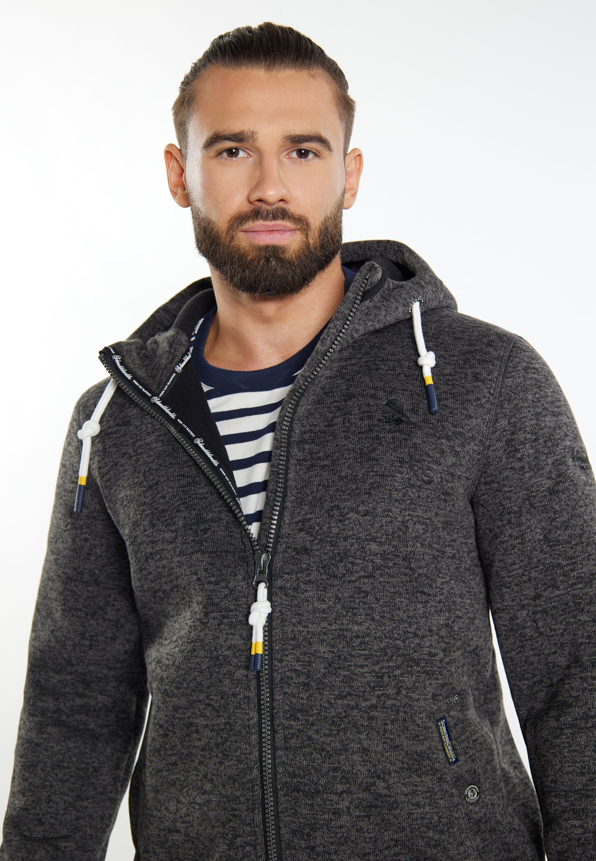 Schmuddelwedda Men's Strickfleeceblouson + Tagesrucksack - SET