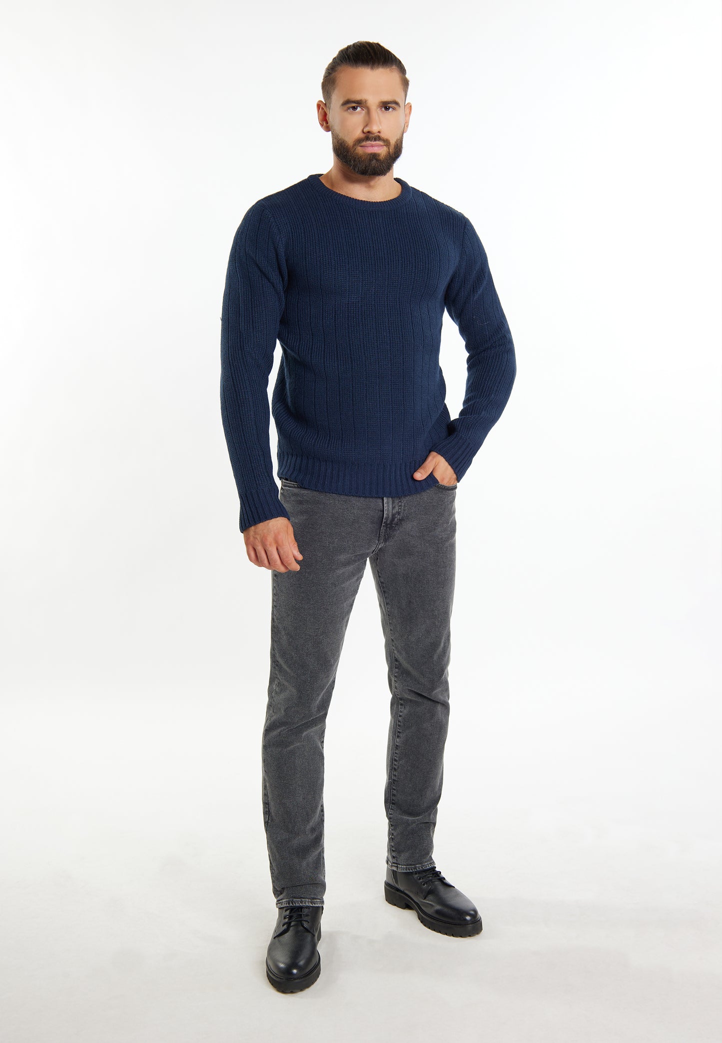 Dreimaster Vintage Herren Strickpullover