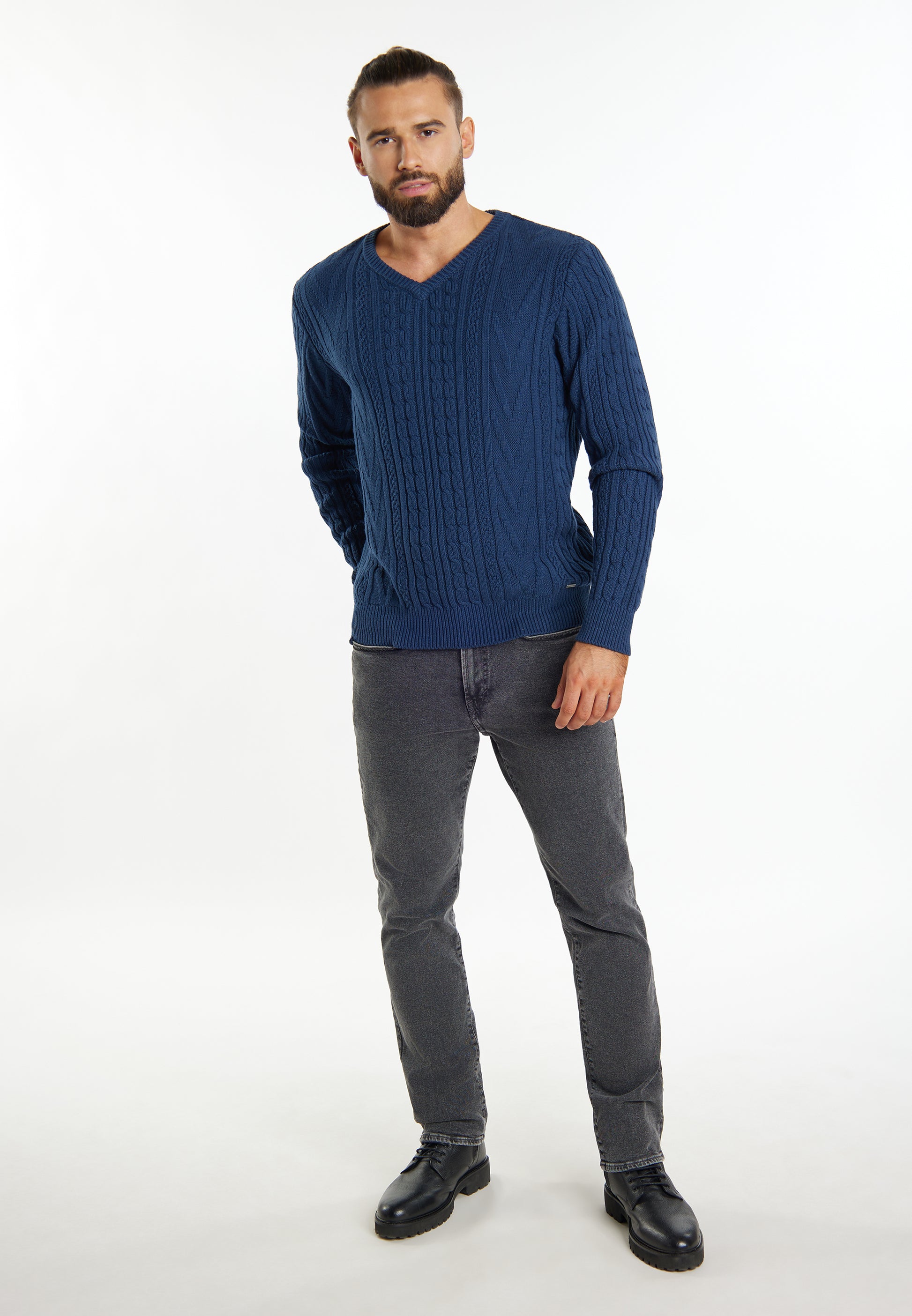 DreiMaster Vintage sweter męski dziany