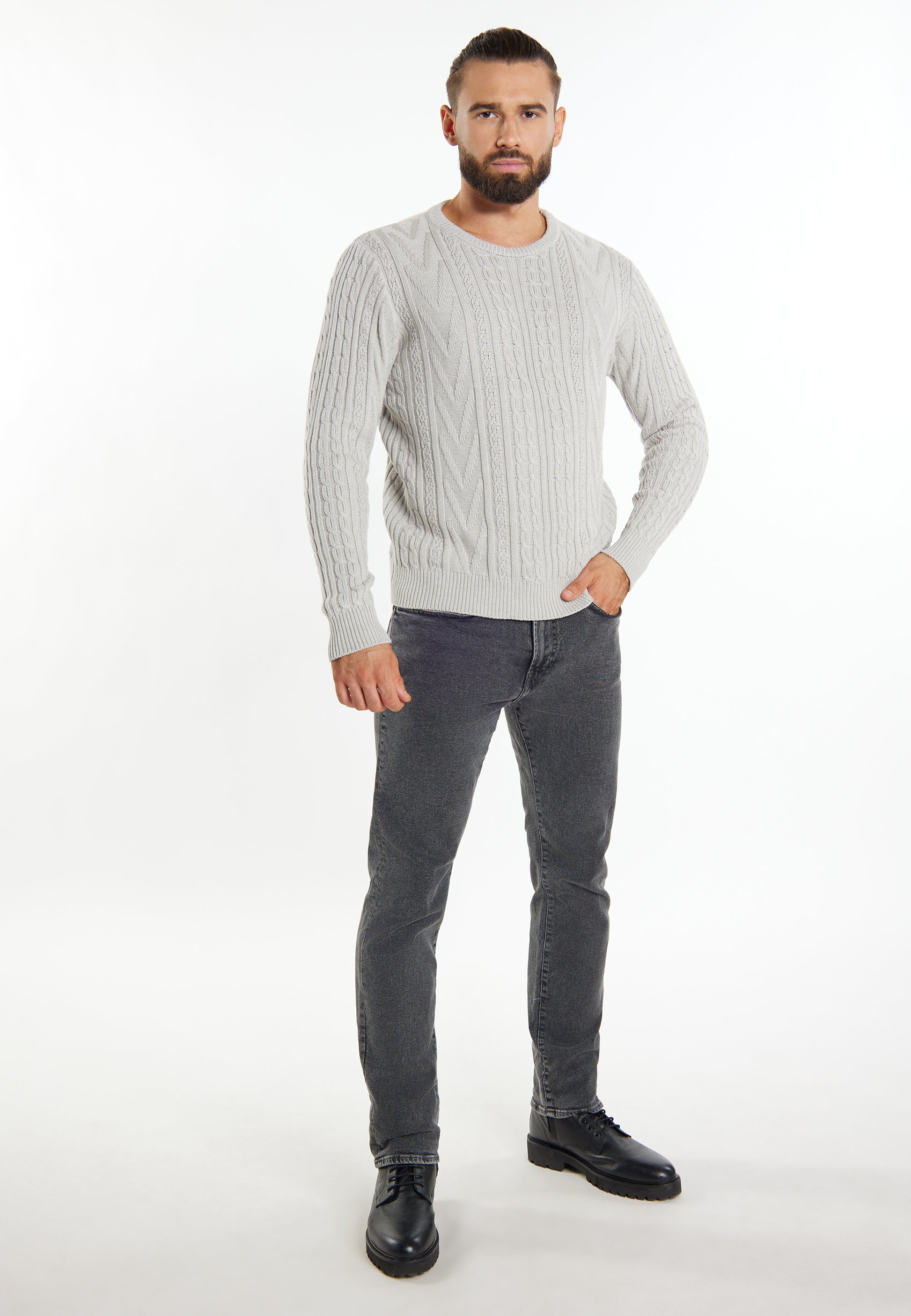 DreiMaster Vintage sweter męski dziany