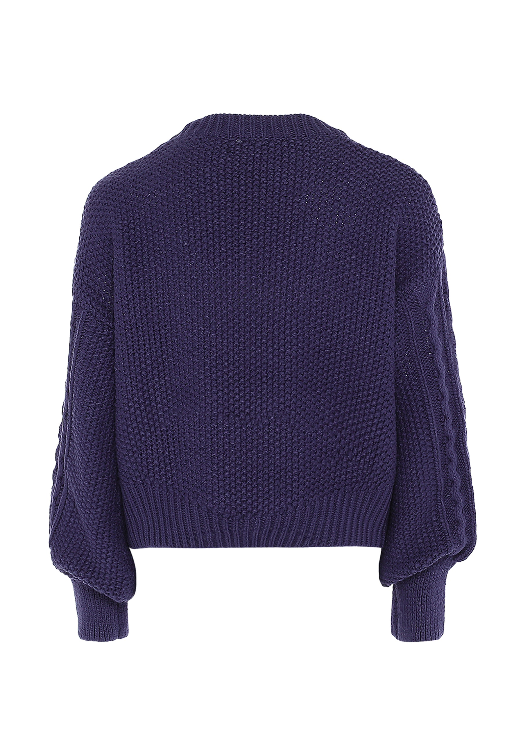 Pullover mit Zopfstrick
