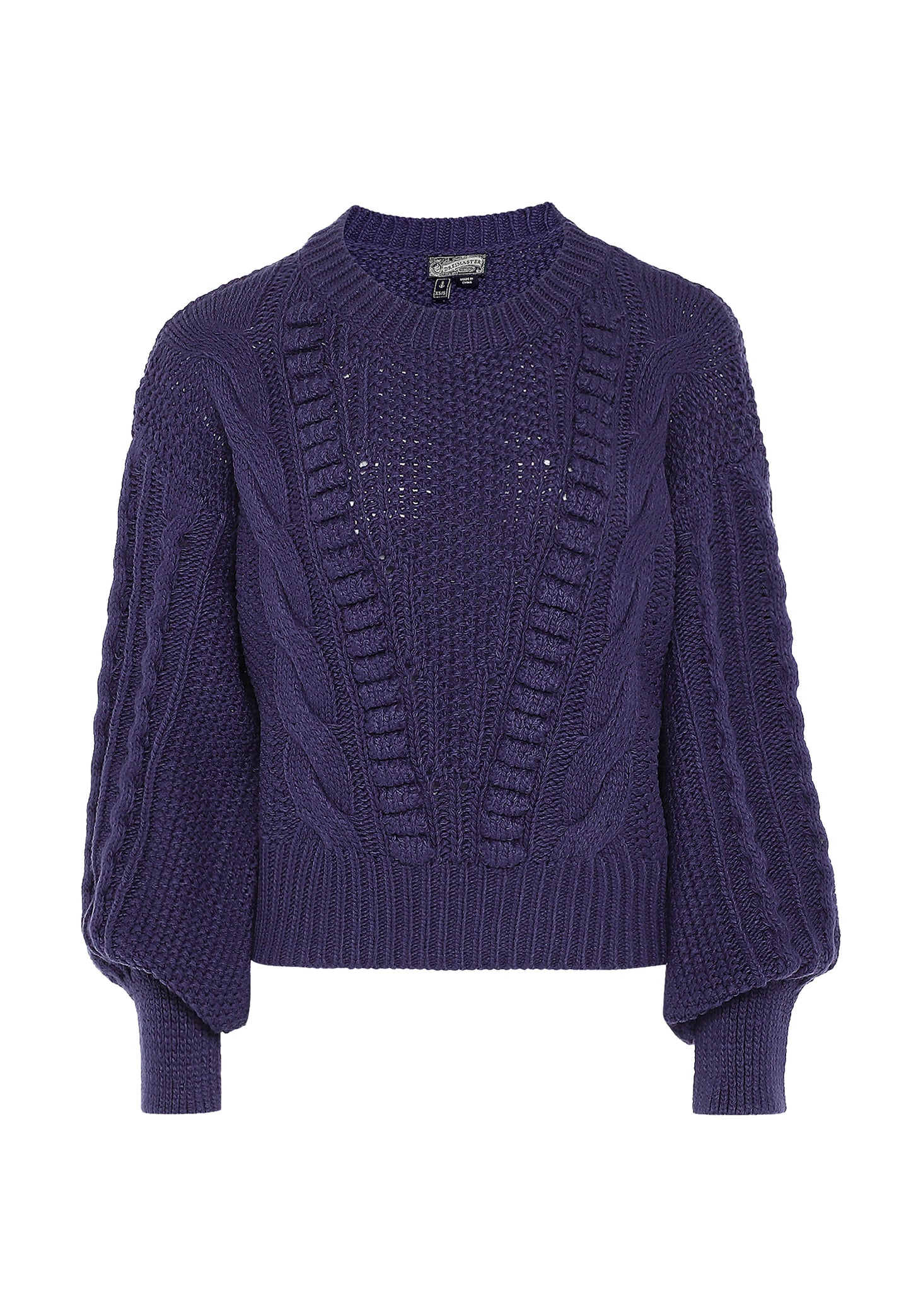 Pullover mit Zopfstrick