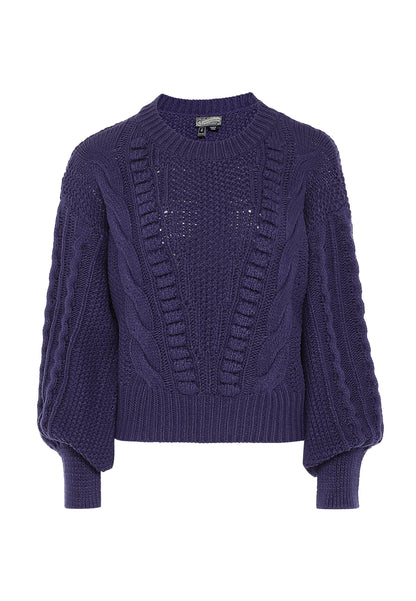 Pullover mit Zopfstrick