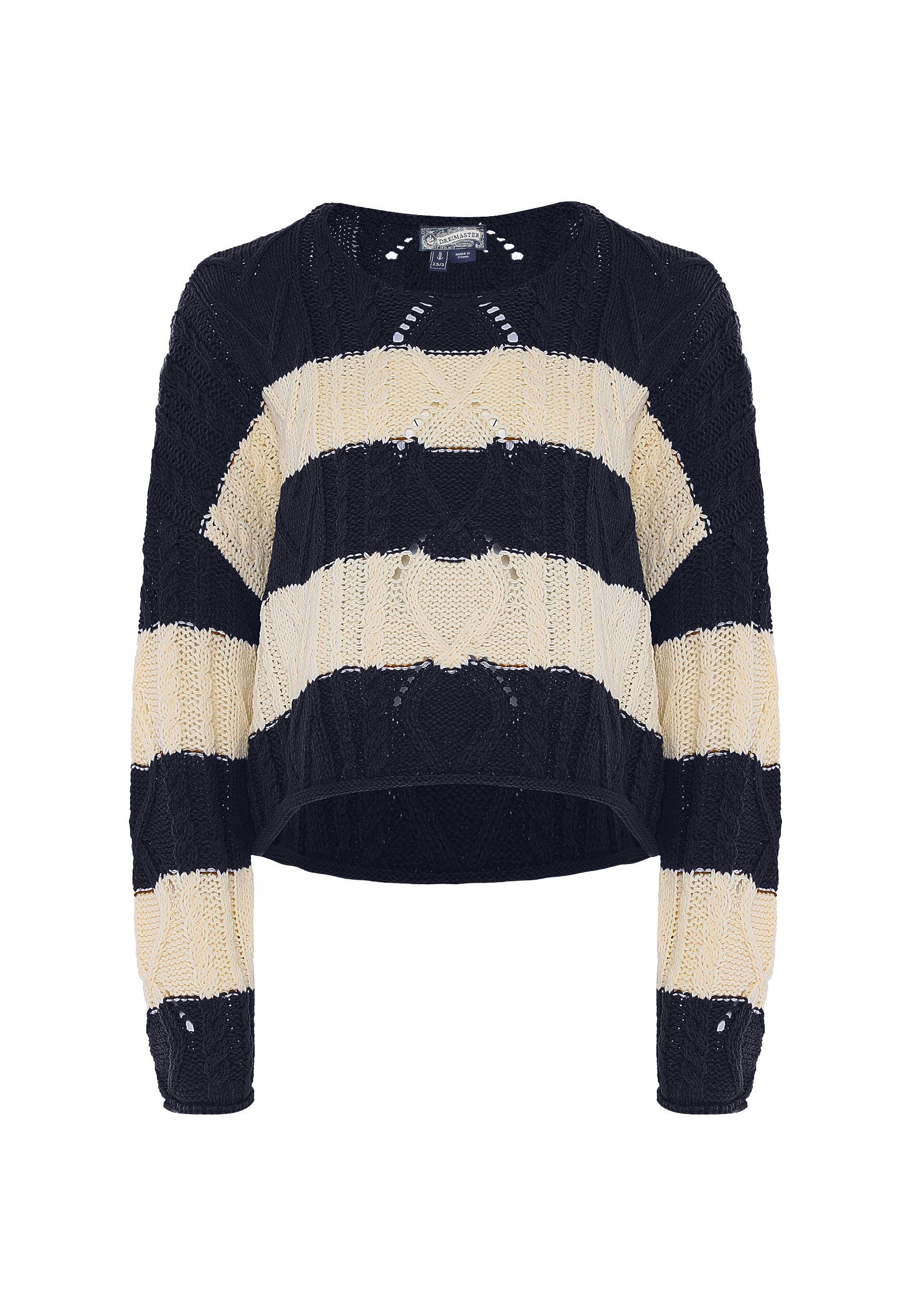 DreiMaster Vintage Women's Sweater With Stripe DreiMaster Vintage