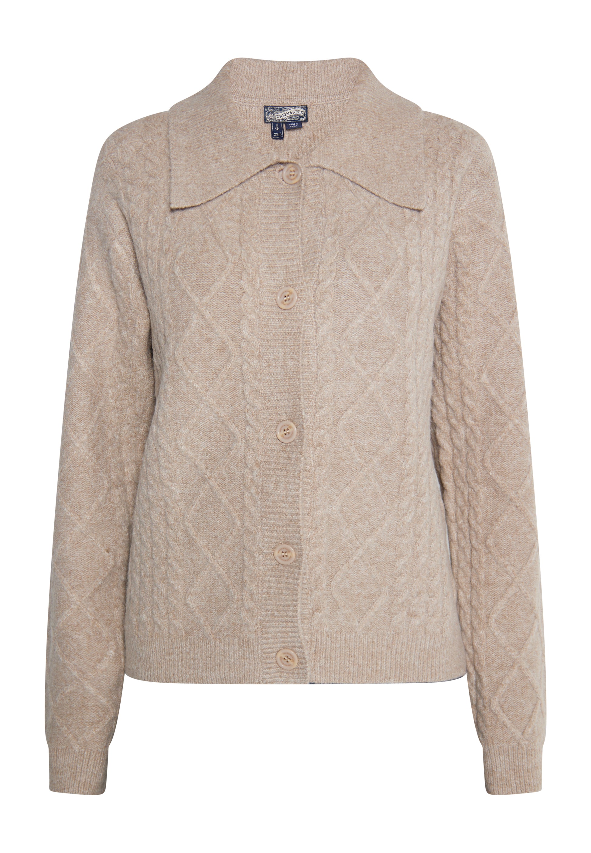 DreiMaster Vintage Women's Strickjacke + Shopping Bag - SET