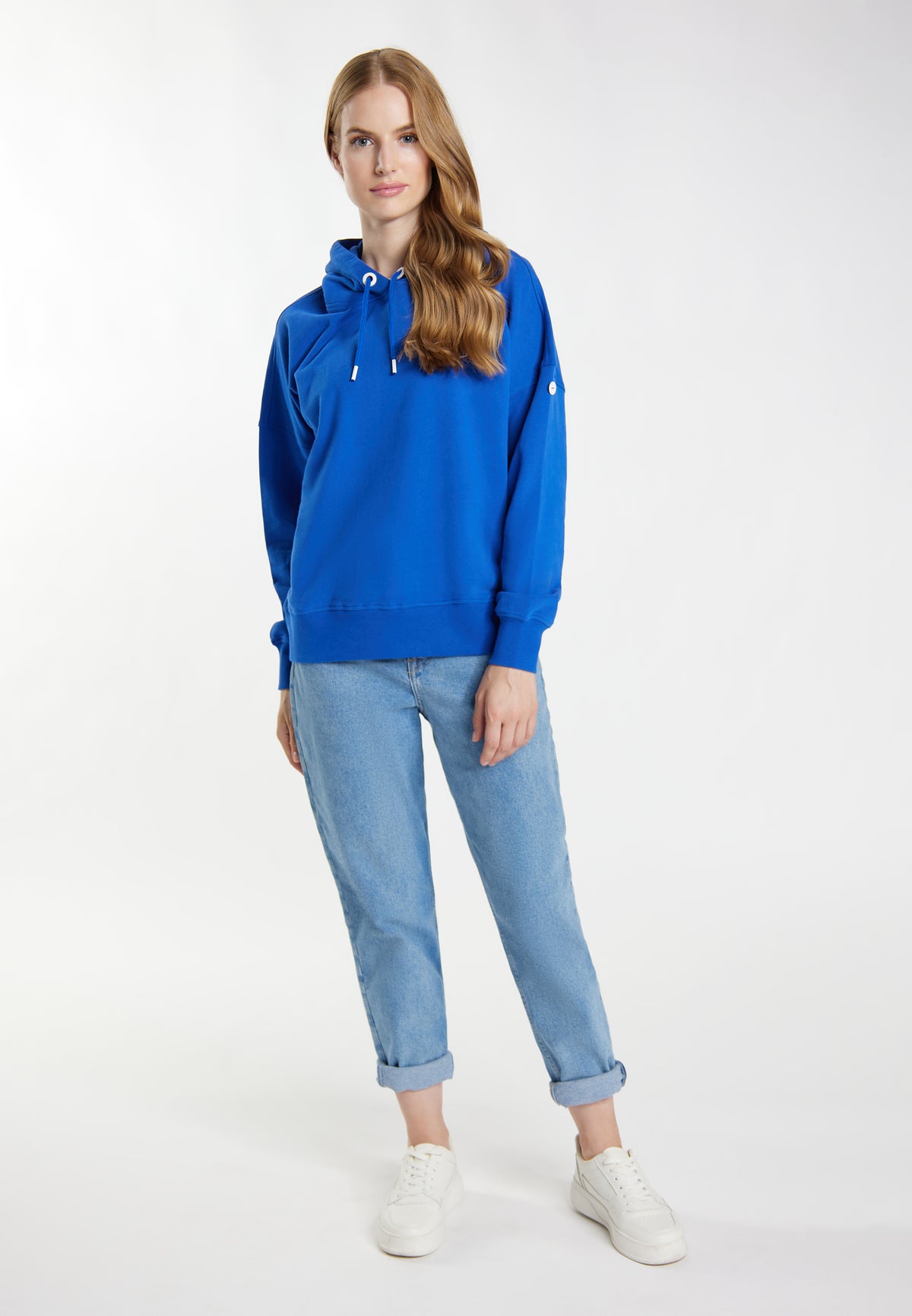 DreiMaster Maritim Kobiety Bluza z kapturem + torba zakupowa - ZESTAW