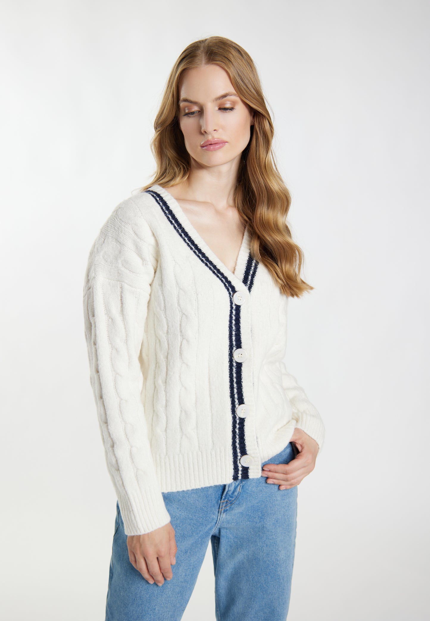Dreimaster maritimer Damen-Cardigan