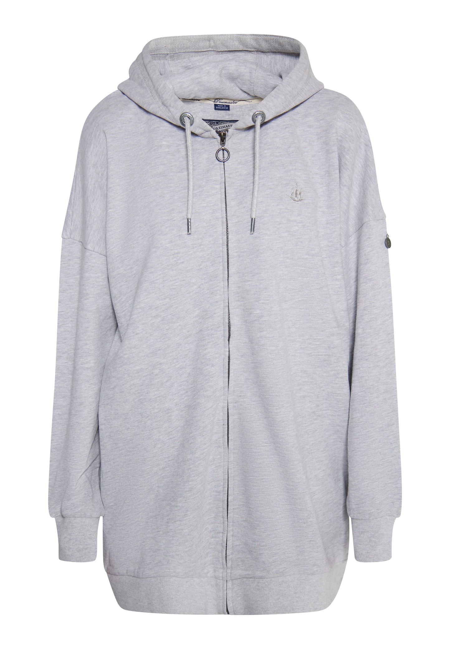 DreiMaster Vintage Women's Long Sweat Hooded Jacket