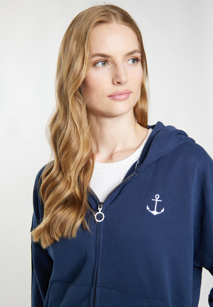 DreiMaster Maritim Damen-Kapuzenjacke + Einkaufstasche – SET
