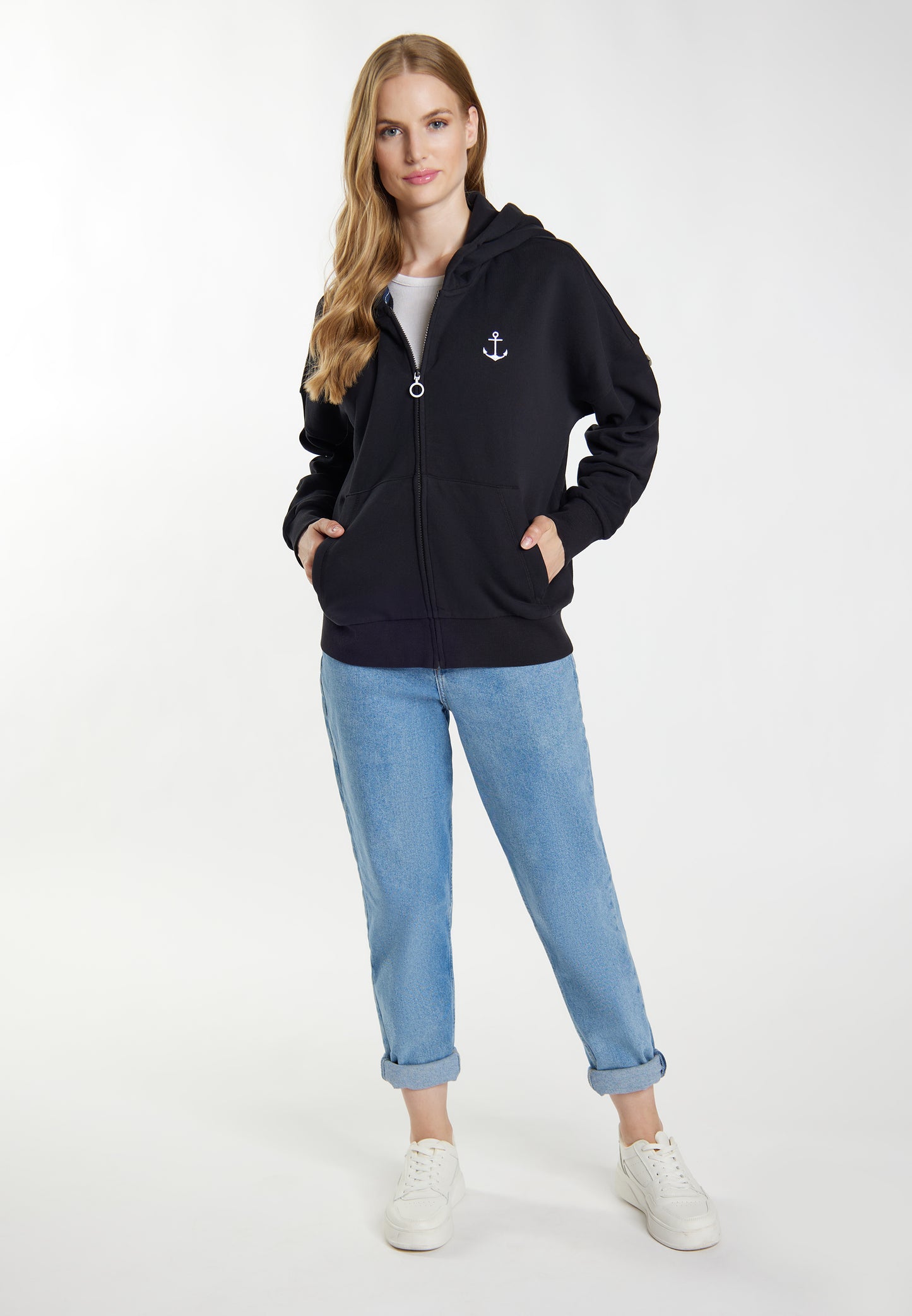 DreiMaster Maritim Damen Kapuzenjacke