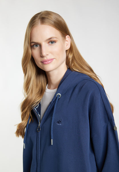 DreiMaster Vintage Women's Lange Sweat Kapuzenj + Shopping Bag - SET