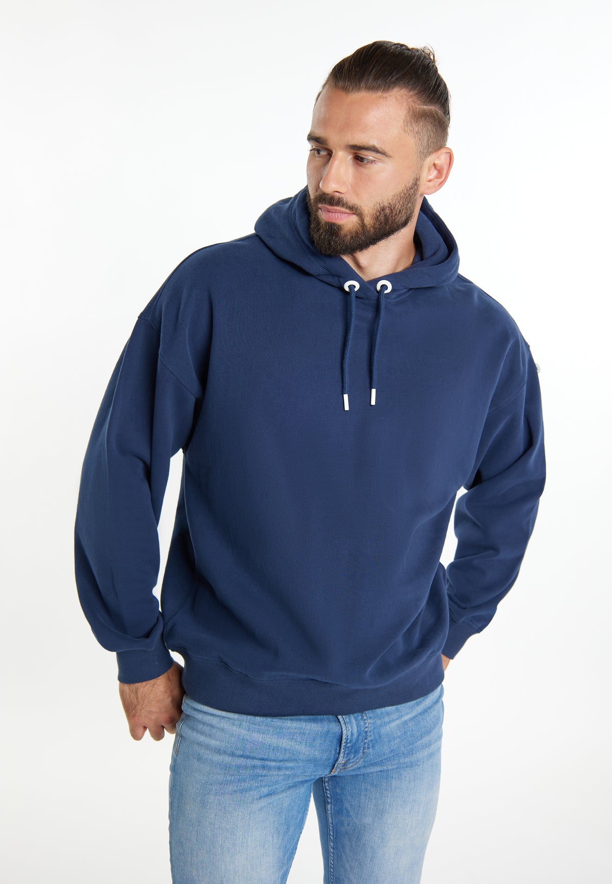 DreiMaster Maritim Men's Übergroßer Hoodie + Shopping Bag - SET