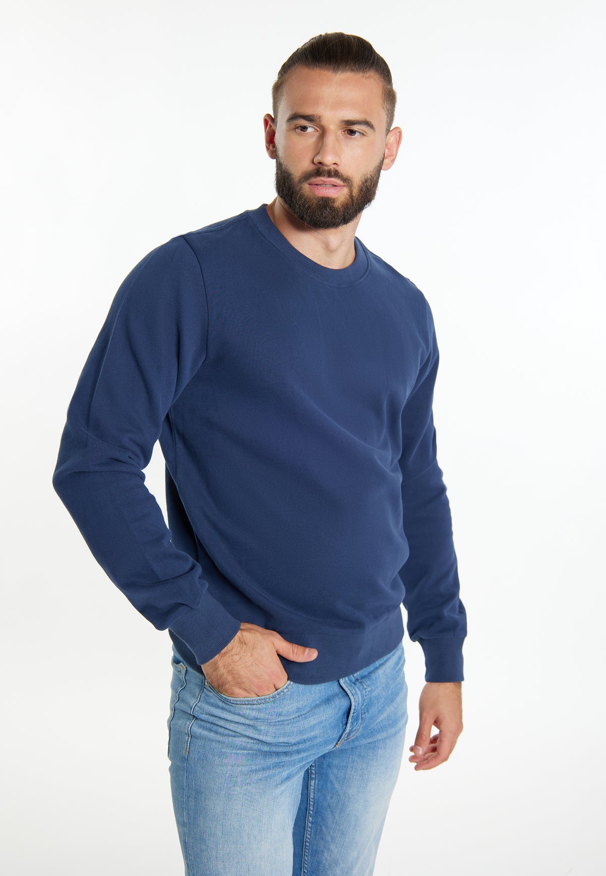 DreiMaster Maritim Herren-Sweatshirt + Einkaufstasche – SET