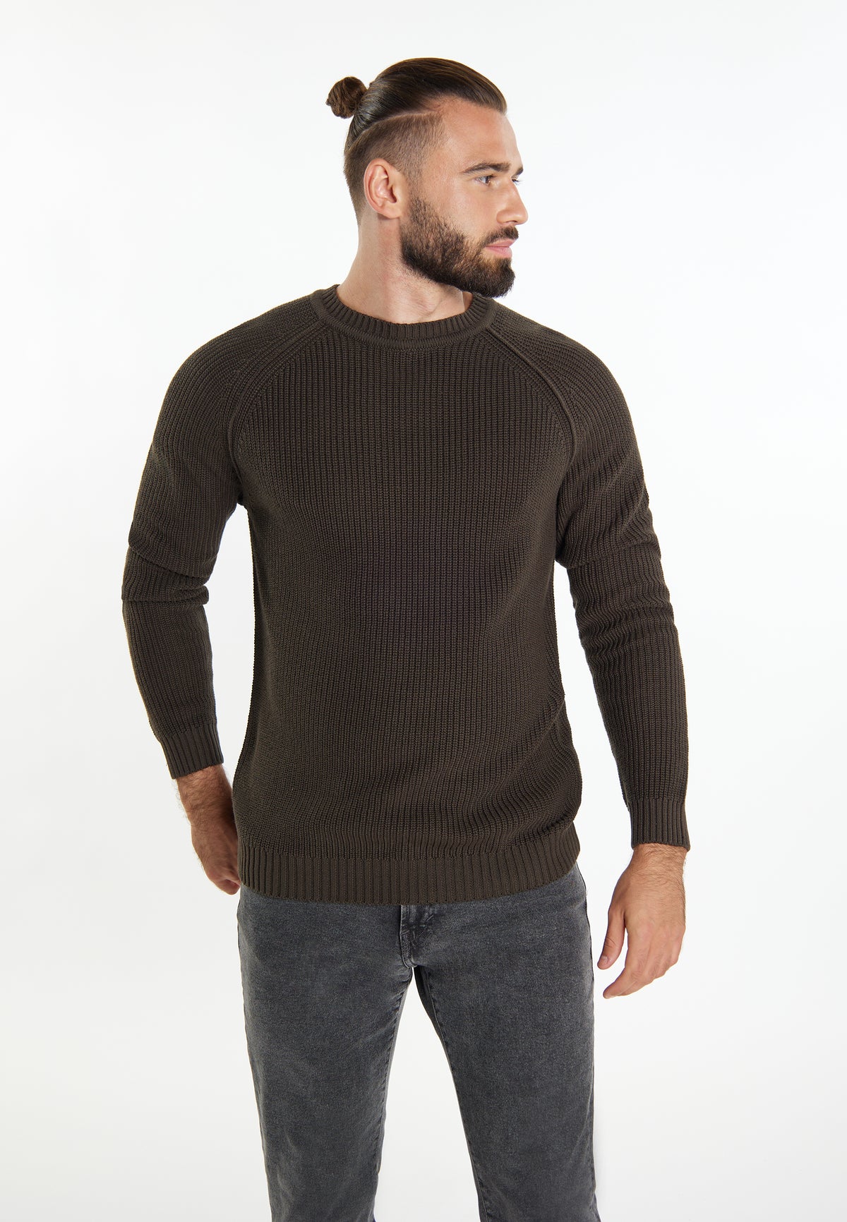 DreiMaster Vintage Men's Strickpullover + Shopping Bag - SET