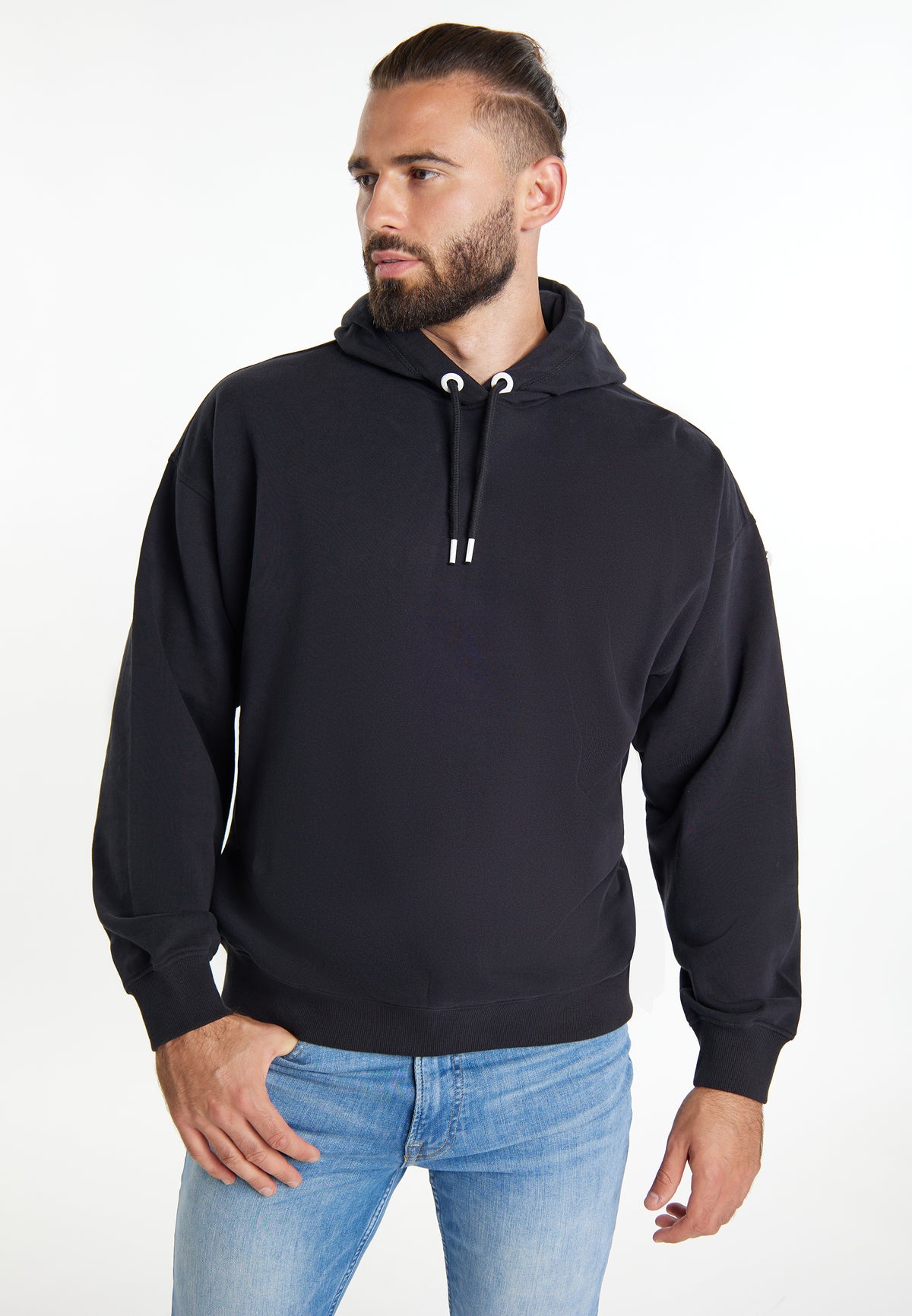 DreiMaster Maritim Men's Übergroßer Hoodie + Shopping Bag - SET