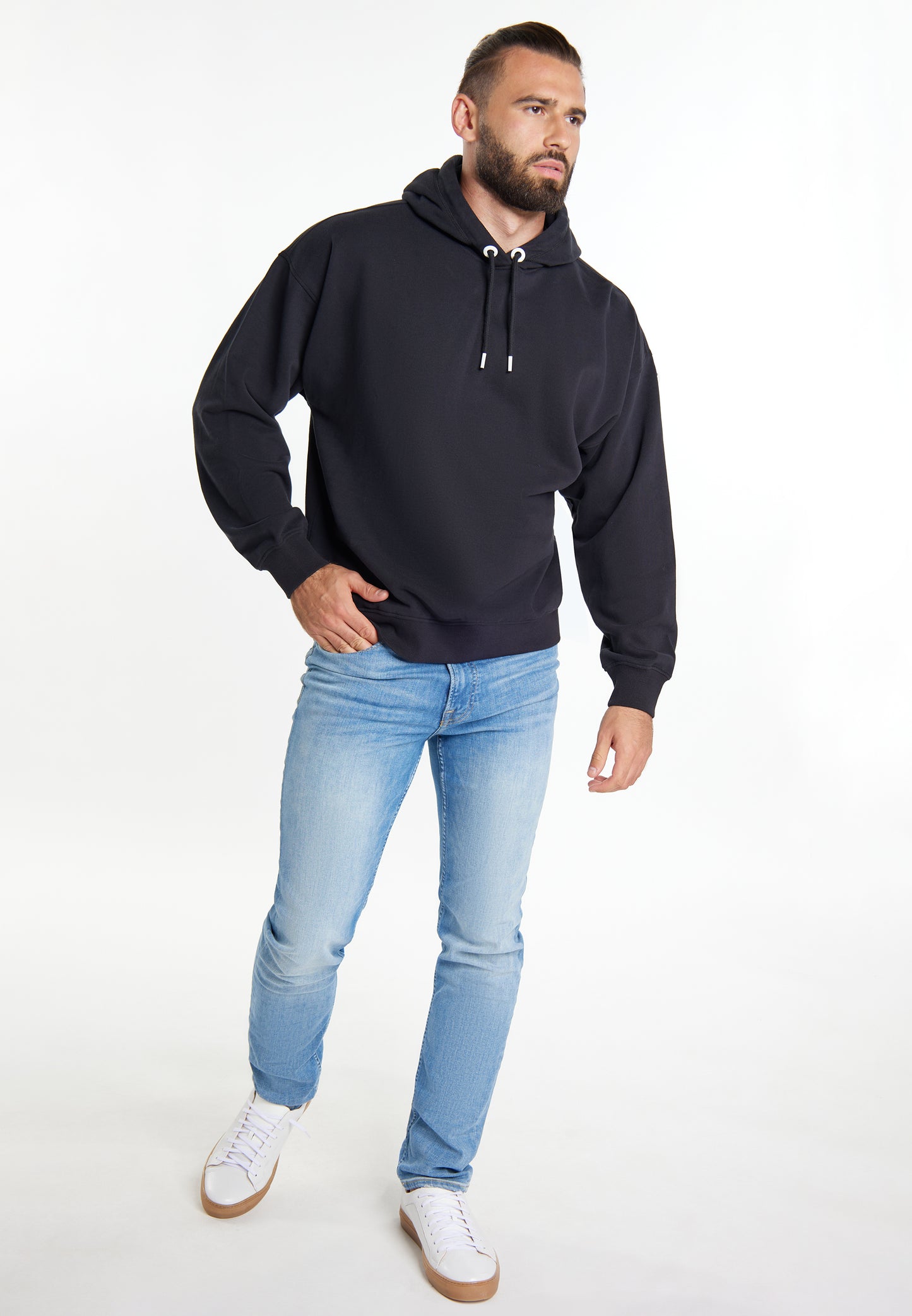 DreiMaster Maritim Herren Relaxter Hoodie