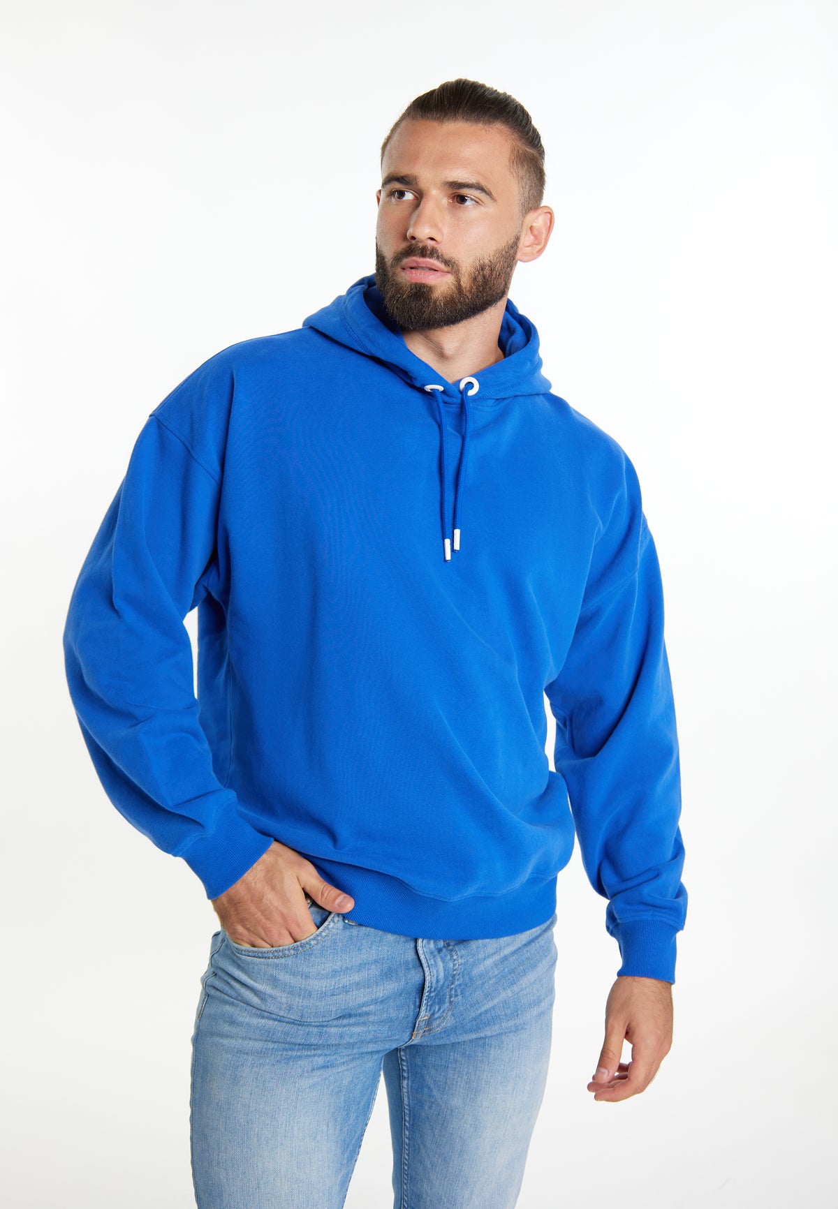 DreiMaster Maritim Men's Übergroßer Hoodie + Shopping Bag - SET