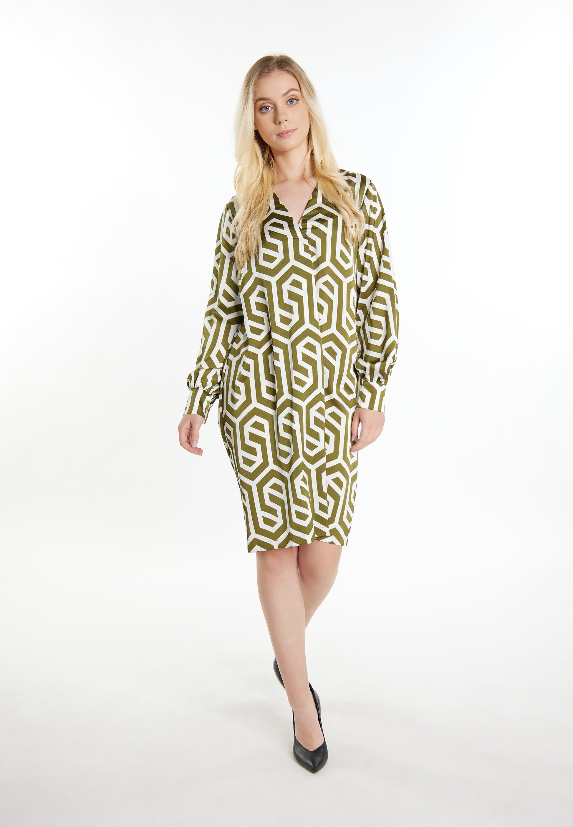 Dreimaster klasyczna damska sukienka midi