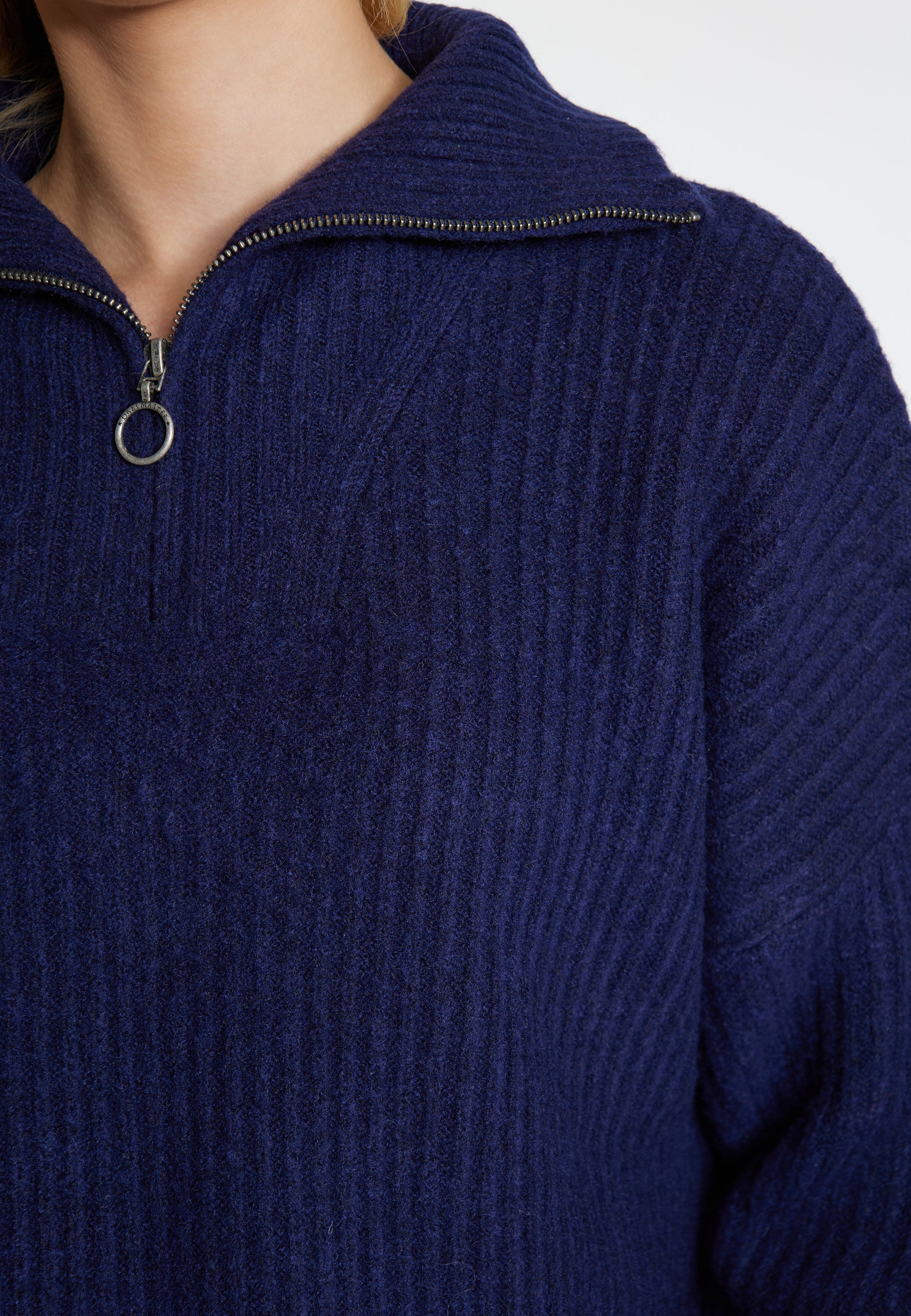 Dreimaster vintage Women's Rib Knit Troyer