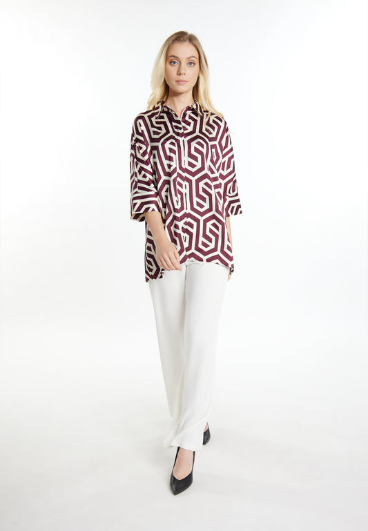 DreiMaster Klassik Women's Shirt Blouse + Shopping Bag Set - Schmuddelwedda Shop