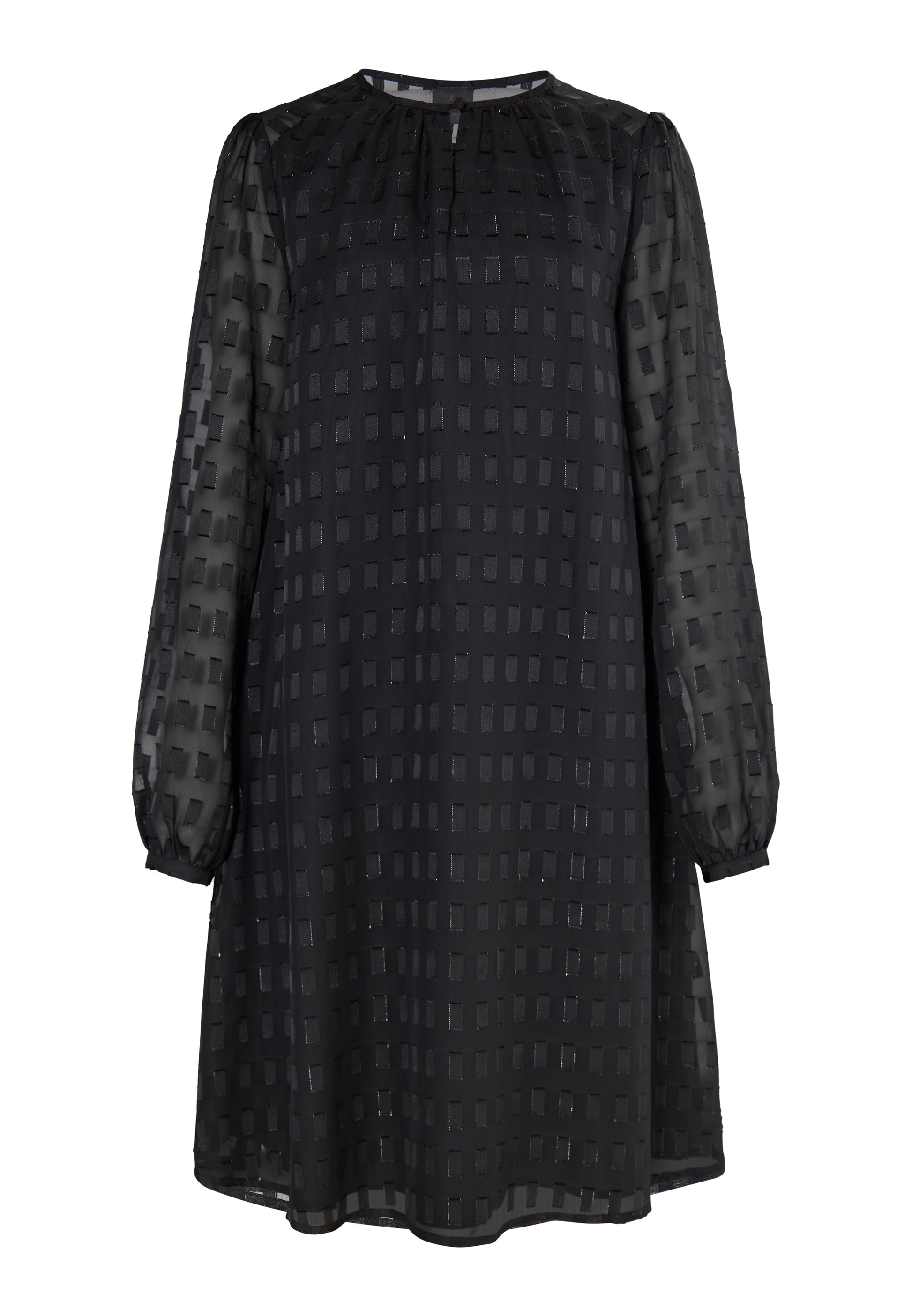 Dreimaster Klassik Women's Midi Dress With Glitter - Schmuddelwedda Shop