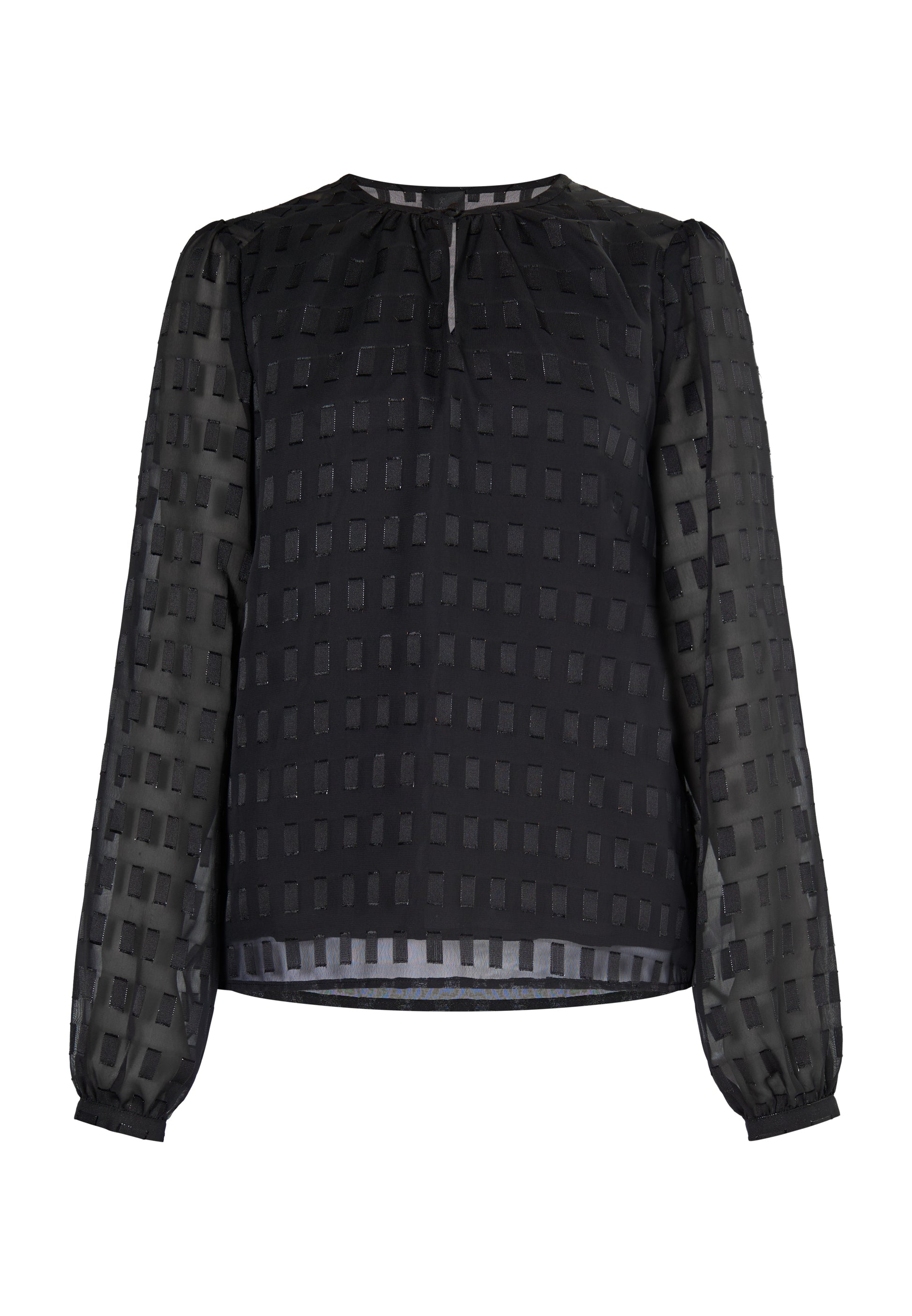 DreiMaster Klassik Damen Langarmbluse