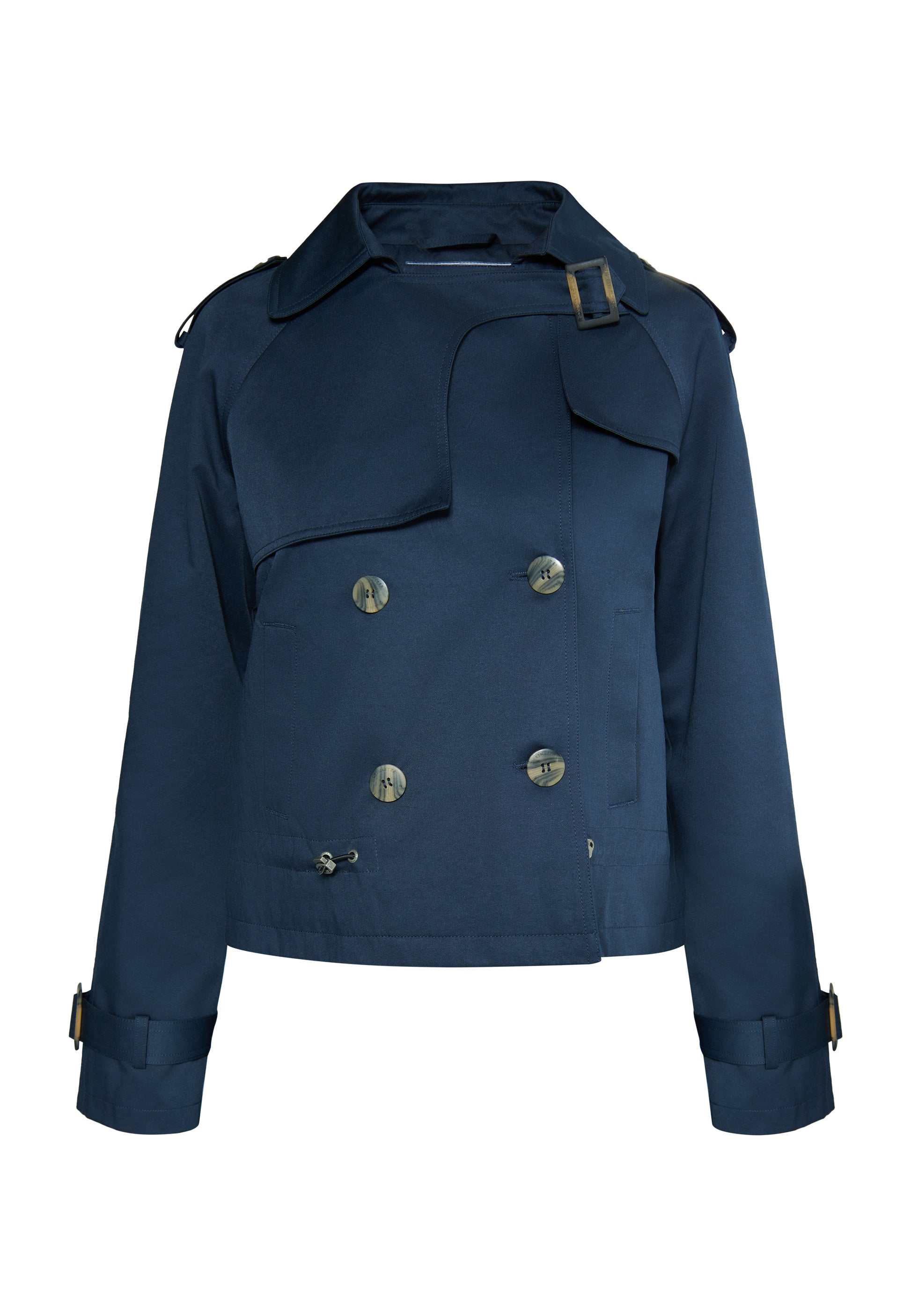 Dreimaster Vintage Damen kurze Trenchjacke