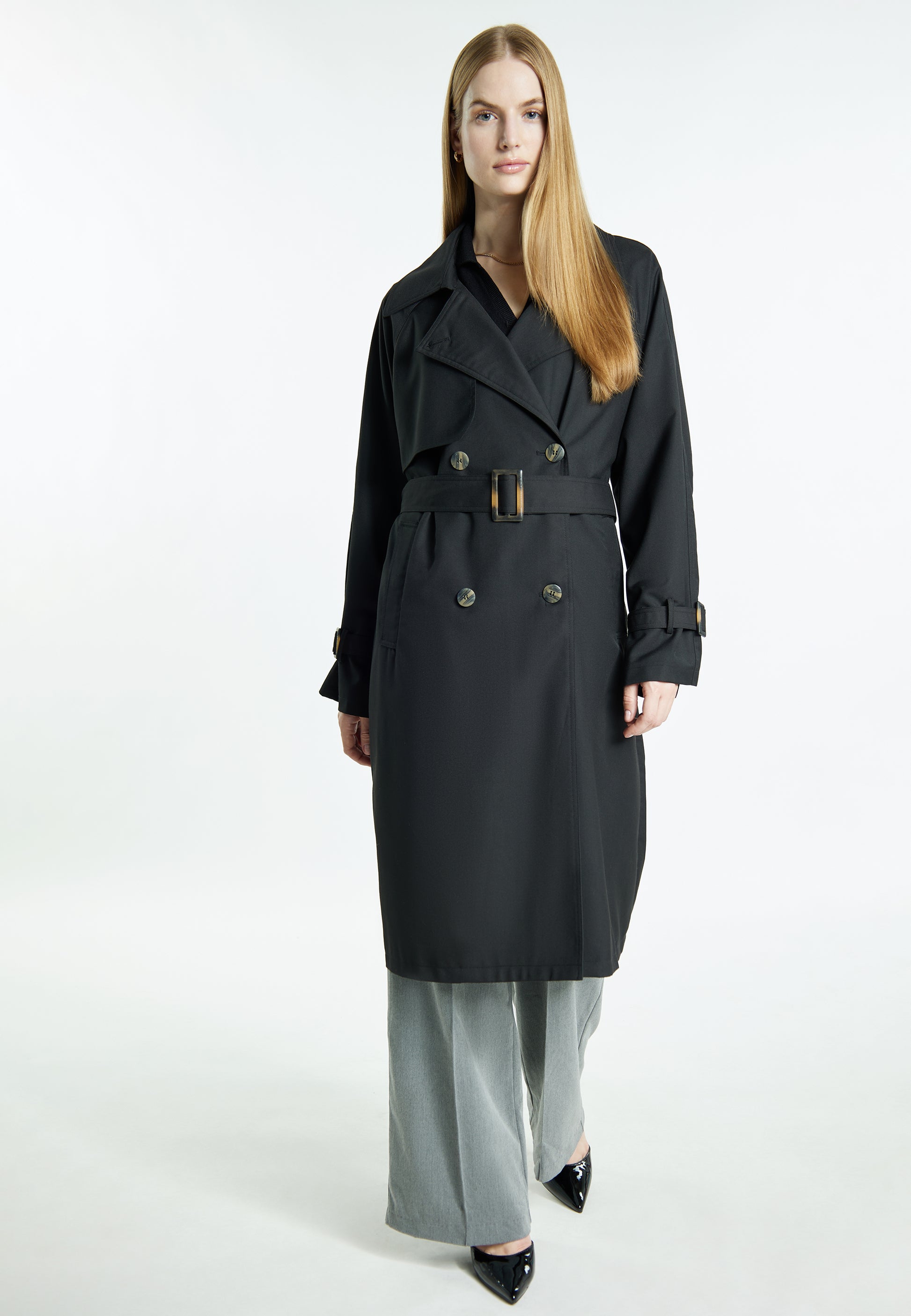 Dreimaster Klassik Women's Trench Coat - Schmuddelwedda Shop