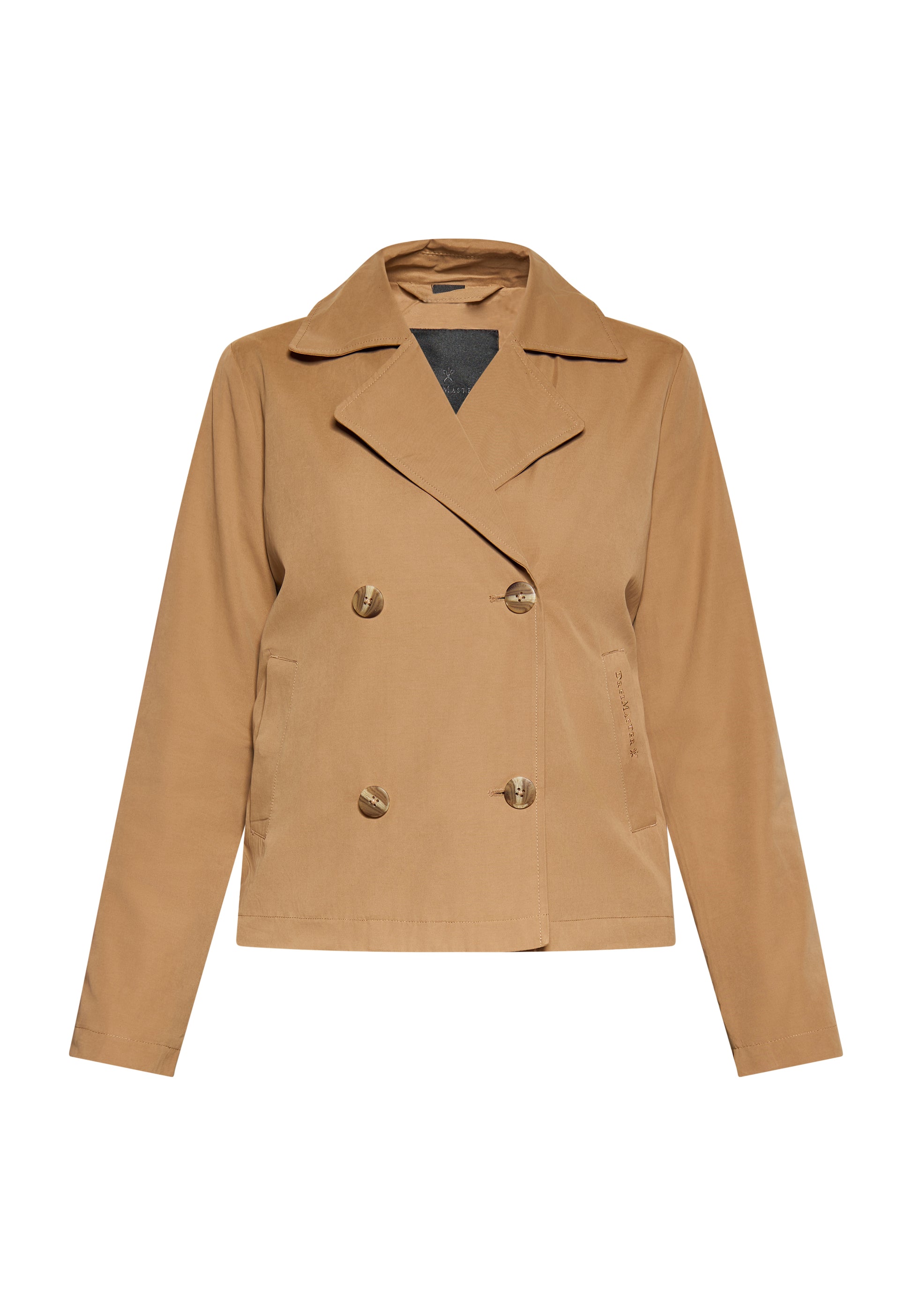 Dreimaster Klassik Women's Short Trench Jacket - Schmuddelwedda Shop