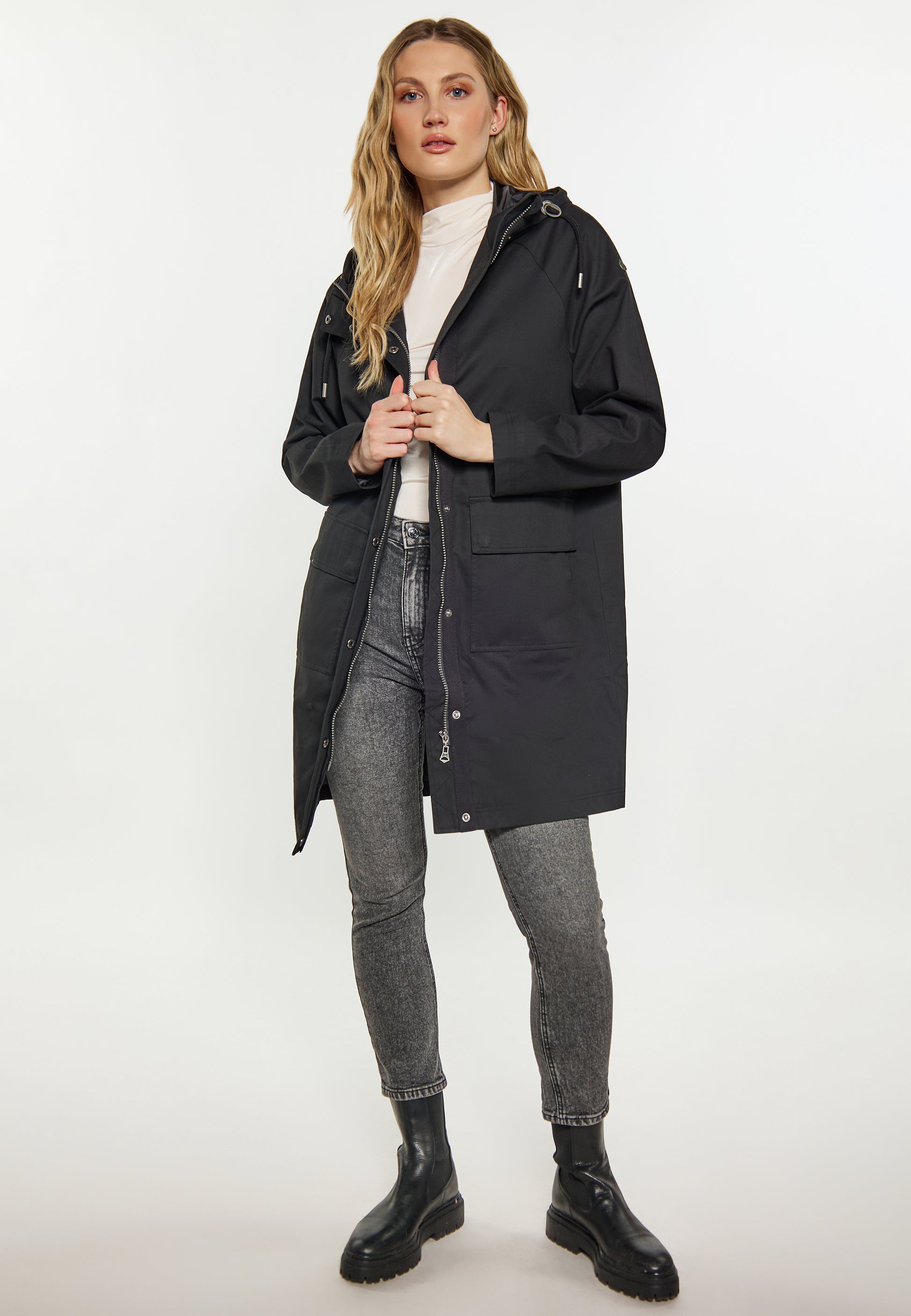 Dreimaster Vintage damski płaszcz