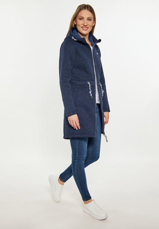 Schmuddelwedda Damen Strickfleece Mantel