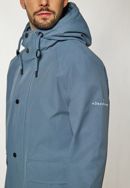 Dreimaster Klassik Men's Rain Parka - Schmuddelwedda Shop