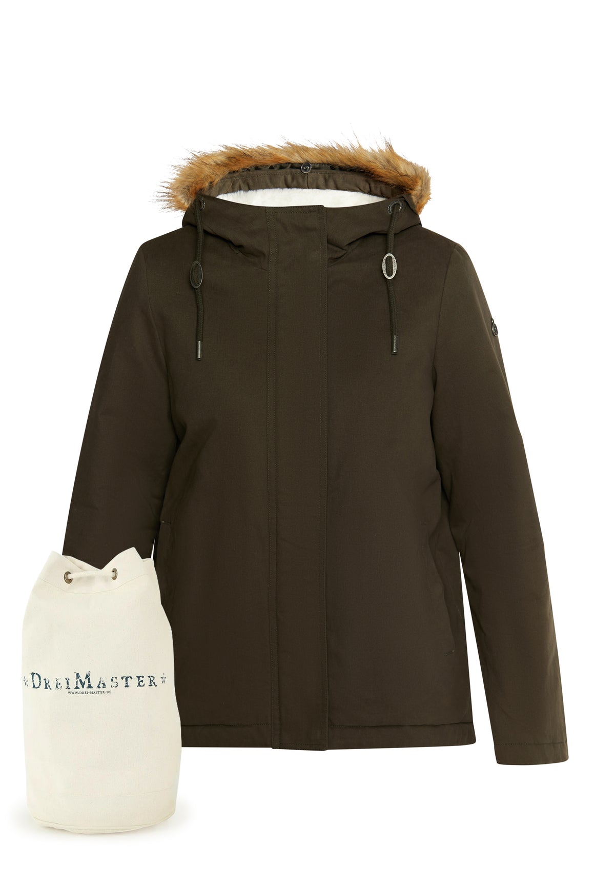 DreiMaster Vintage Women's Winterjacke + Shopping Bag - SET