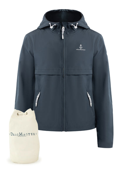 DreiMaster Maritim Herren-Anorak + Einkaufstasche – SET