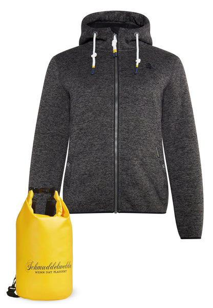 Schmuddelwedda Men's Strickfleeceblouson + Tagesrucksack - SET