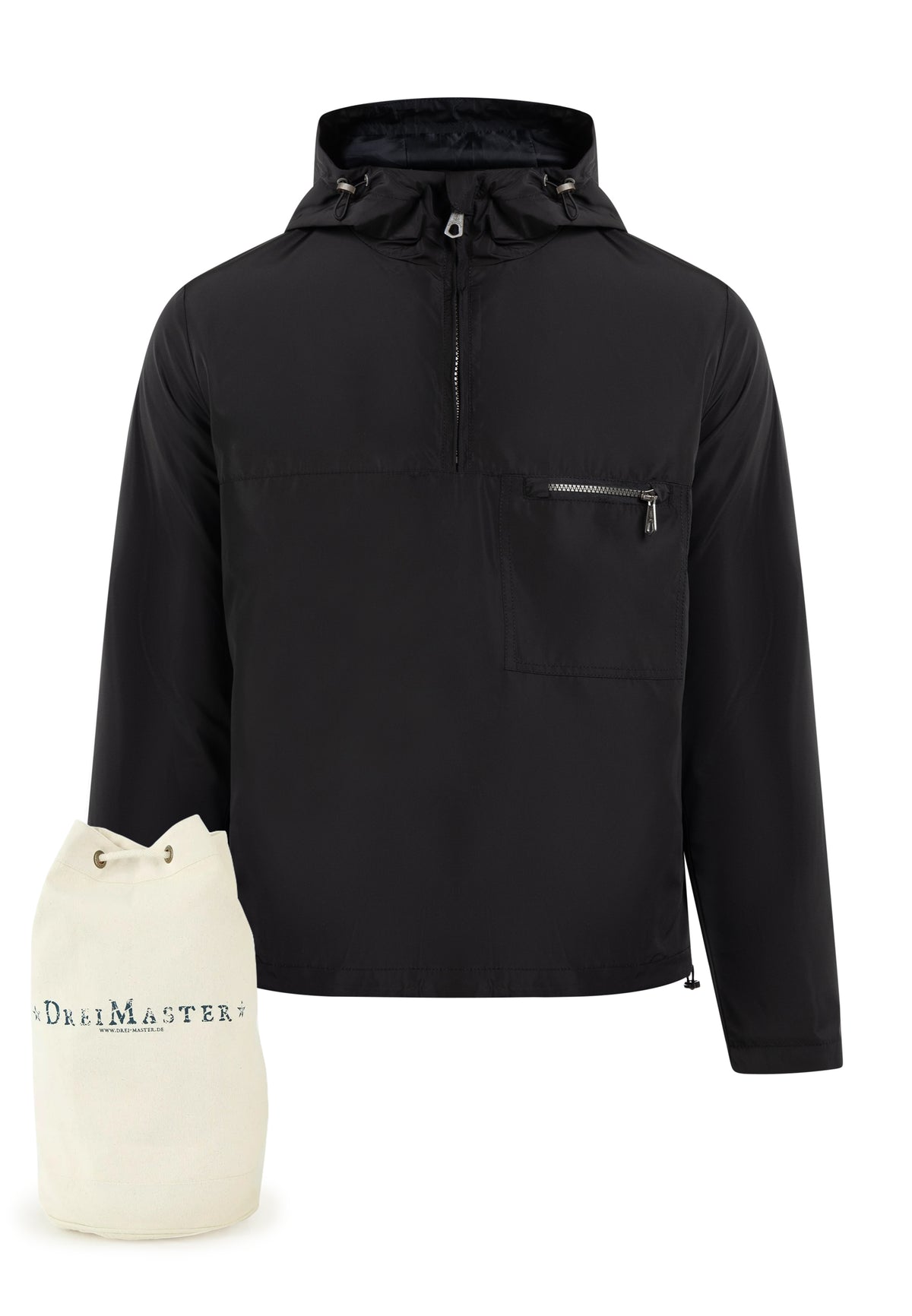 DreiMaster Maritim Herrenjacke + Einkaufstasche – SET