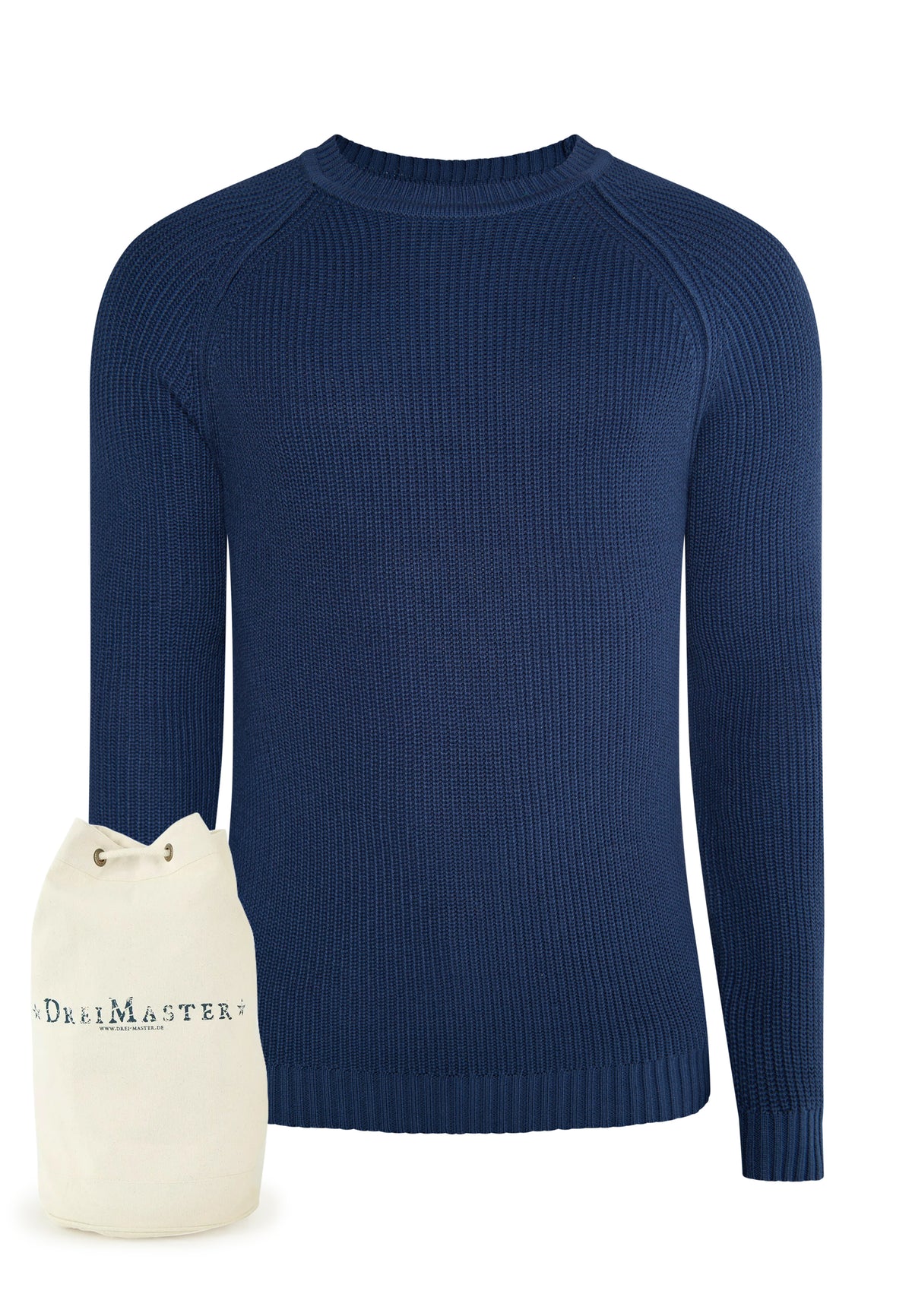 DreiMaster Vintage Men's Strickpullover + Shopping Bag - SET