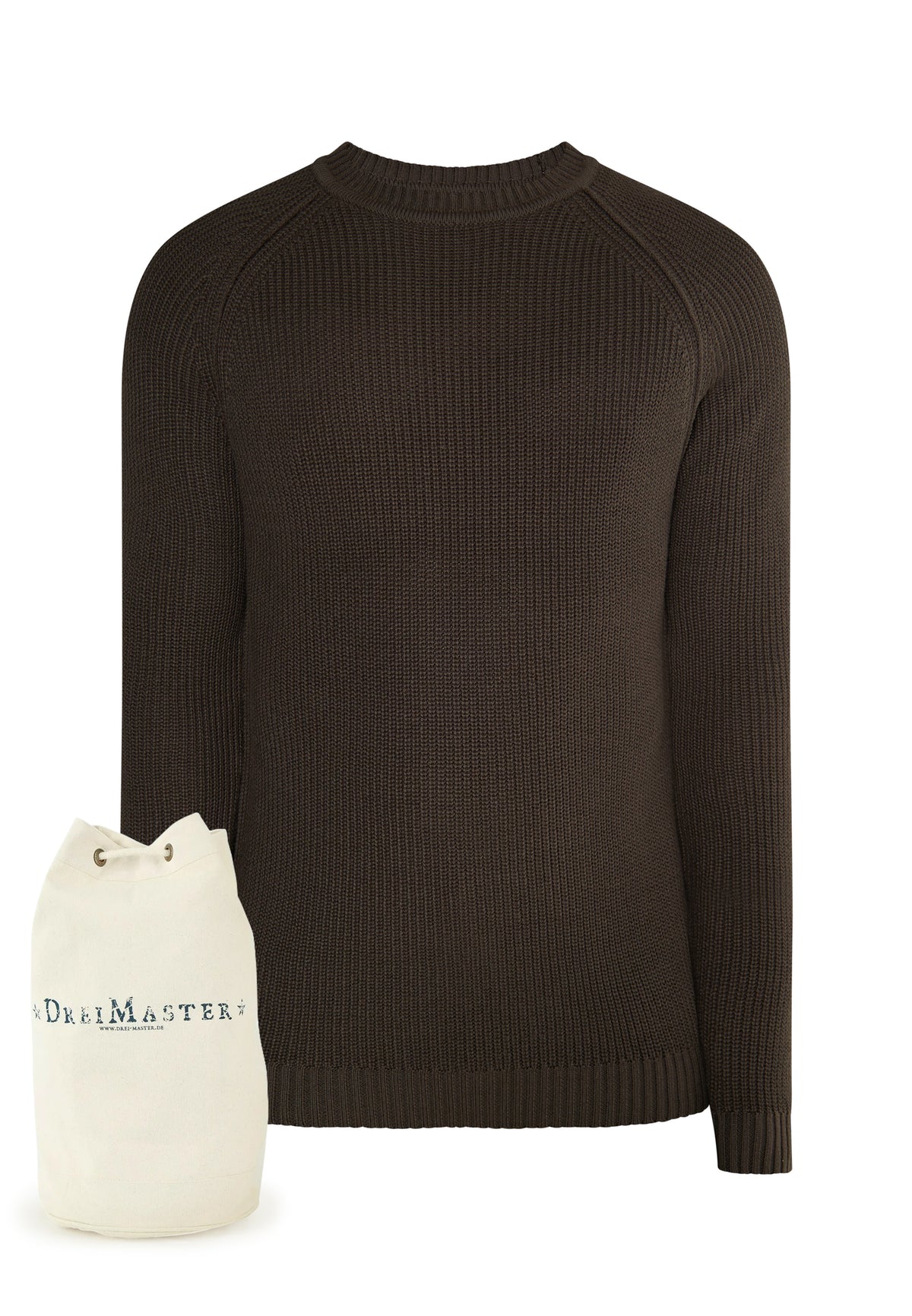 DreiMaster Vintage Men's Strickpullover + Shopping Bag - SET