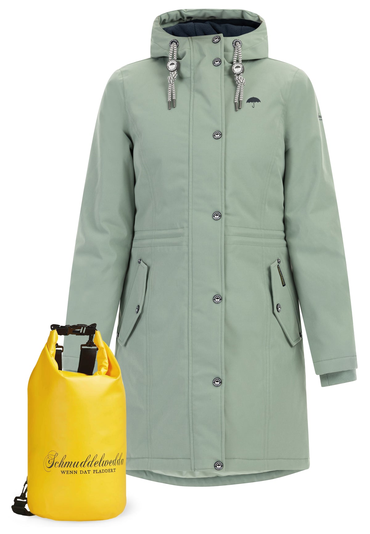 Schmuddelwedda Women's Parka + Tagesrucksack - SET