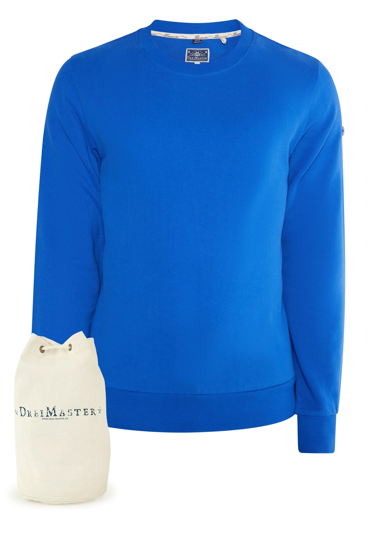 DreiMaster Maritim Herren-Sweatshirt + Einkaufstasche – SET