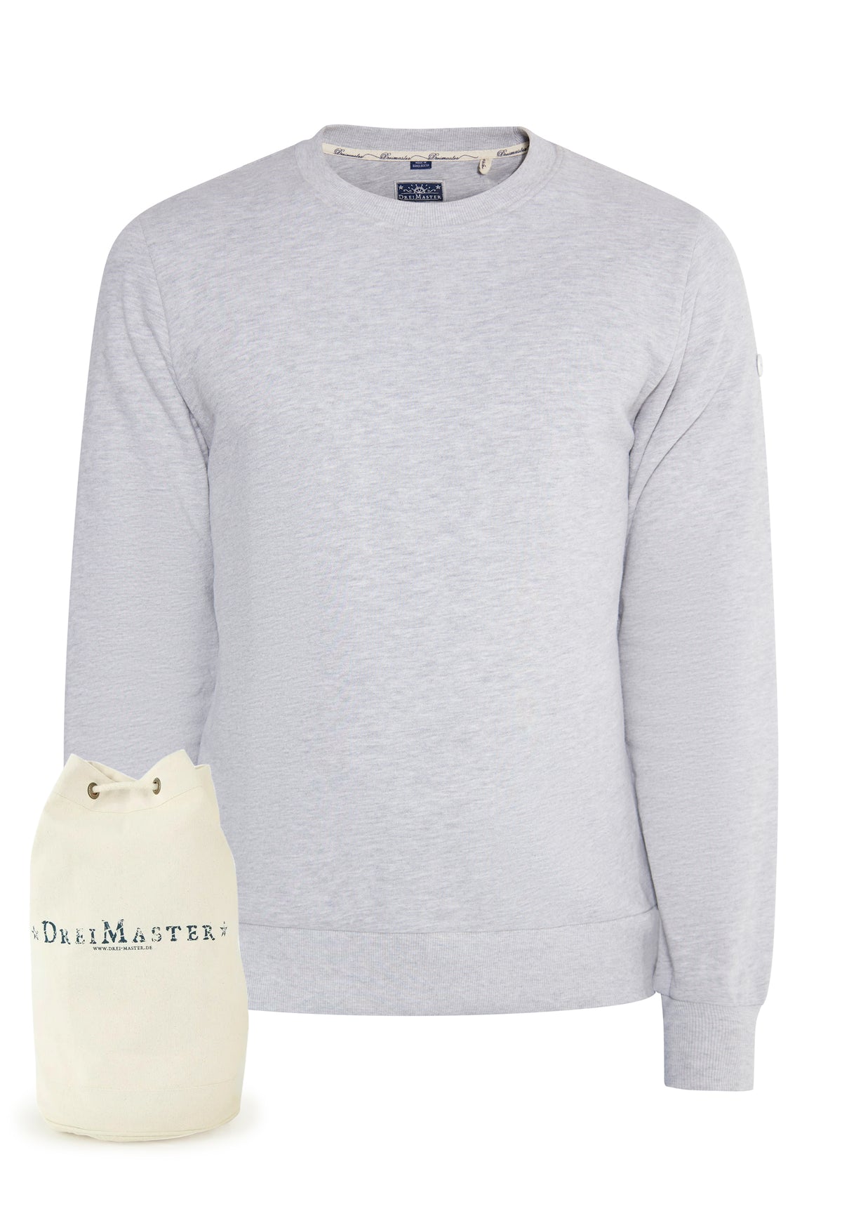 DreiMaster Maritim Herren-Sweatshirt + Einkaufstasche – SET