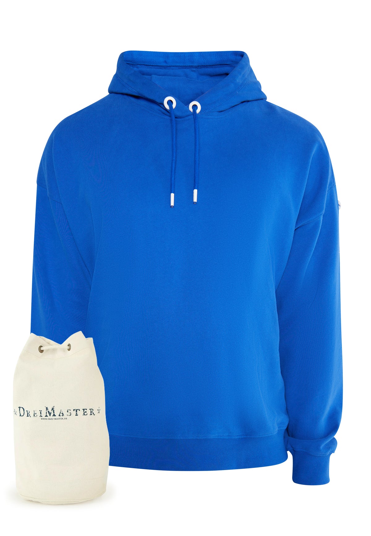 DreiMaster Maritim Men's Übergroßer Hoodie + Shopping Bag - SET