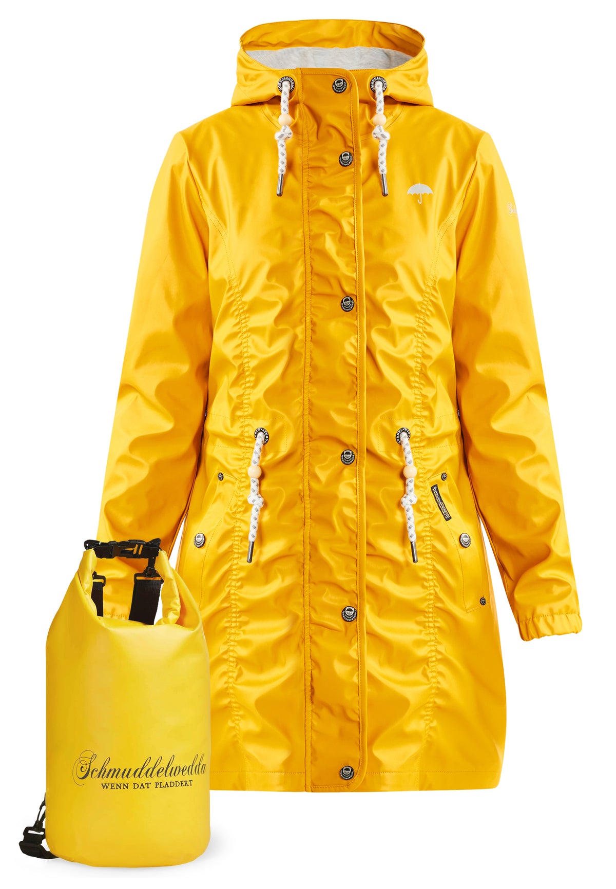 Schmuddelwedda Women's Mantel + Tagesrucksack - SET
