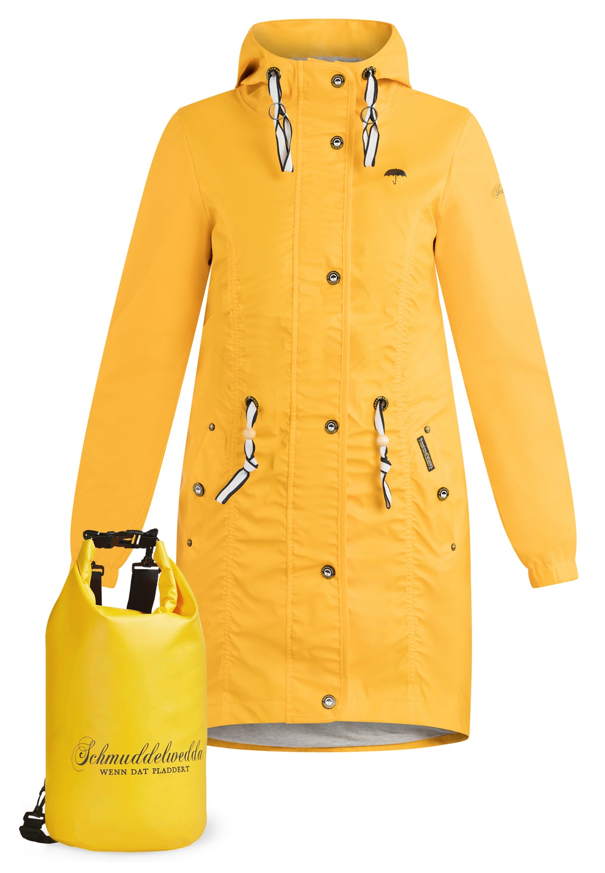 Schmuddelwedda Women's Mantel + Tagesrucksack - SET